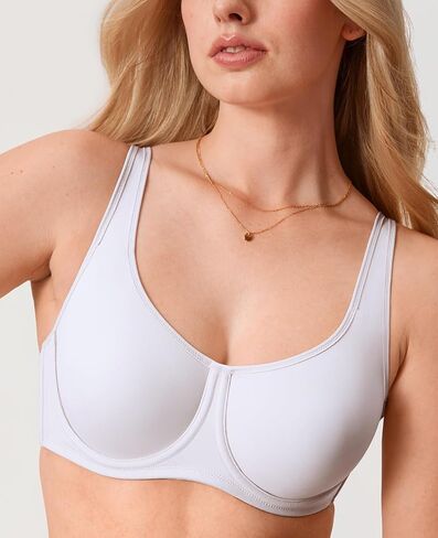 DELIMIRA Women's Confishape Full Coverage Bra Plus Size T Shirt Supportive Underwire Unlined Comfortable Bras in Saudi Arabia