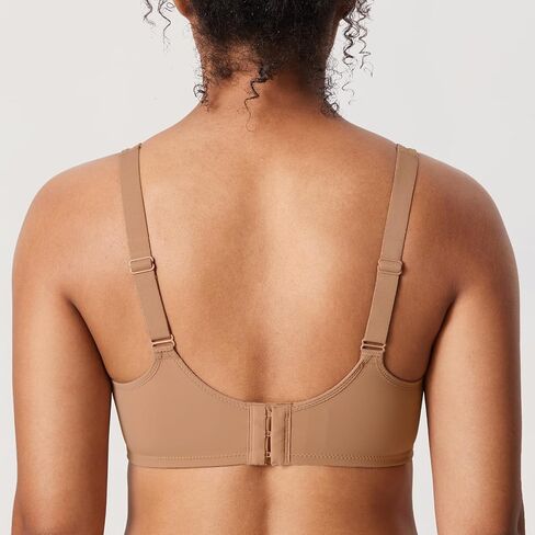 DELIMIRA Women's Confishape Full Coverage Bra Plus Size T Shirt Supportive Underwire Unlined Comfortable Bras in Saudi Arabia