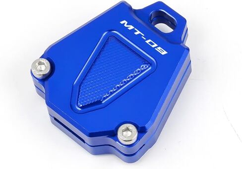 MOWOK CNC Aluminum Motorcycle Key Case Cover Key Shell With Key Chain Keyring Fit For YAMAHA MT09 MT-09 MT 09 (Blue) in Saudi Arabia