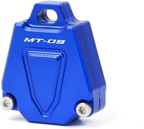 MOWOK CNC Aluminum Motorcycle Key Case Cover Key Shell With Key Chain Keyring Fit For YAMAHA MT09 MT-09 MT 09 (Blue) in Saudi Arabia
