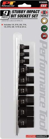 أداة الأداء W38964 مجموعة مقابس لقمة سداسية مترية التأثير مكونة من 9 قطع in Kuwait