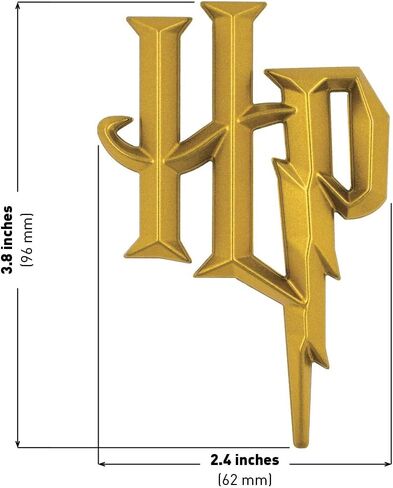 شعارات المعجبين هاري بوتر 3D HP Logo شارة السيارة (كروم) in Saudi Arabia
