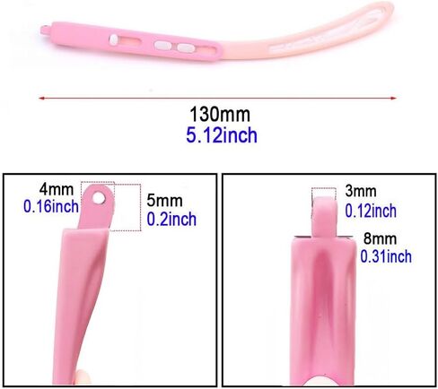 1 Pair Child Glasses Replacement Leg Silicone Eyeglasses Arms Repair Kit Anti-Slip Comfort Replacement Accessory and 3-in-1 Screwdriver(Black) in Kuwait
