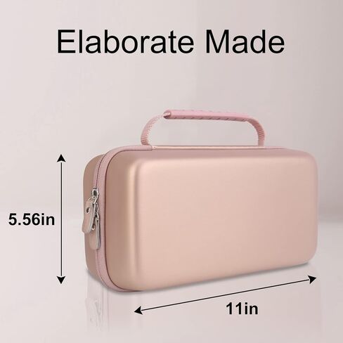 Elonbo Carrying Case for Halo Bolt Air 58830 mWh/Halo Bolt Air+ Portable Emergency Power Kit, Car Charger Power Bank Holder, Extra Mesh Pocket Fits Car Battery Jump Starter, Jumper Cables, Rose Gold in Saudi Arabia