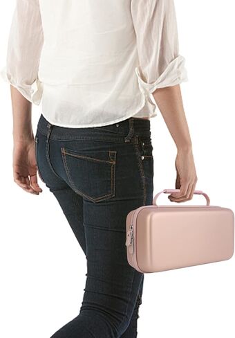 Elonbo Carrying Case for Halo Bolt Air 58830 mWh/Halo Bolt Air+ Portable Emergency Power Kit, Car Charger Power Bank Holder, Extra Mesh Pocket Fits Car Battery Jump Starter, Jumper Cables, Rose Gold in Saudi Arabia
