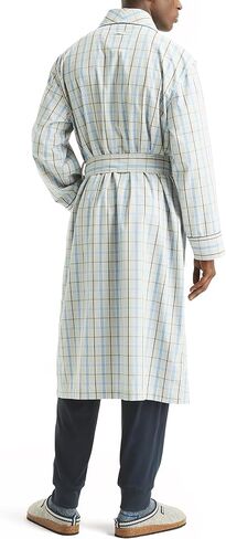 Nautica Mens Sustainably Crafted Plaid Robe in Saudi Arabia