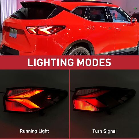 LED Tail Light Rear Lamp Assembly Compatible with 2019-2022 Chevy Blazer Right Passenger Side 84587612 GM2805141 in Kuwait
