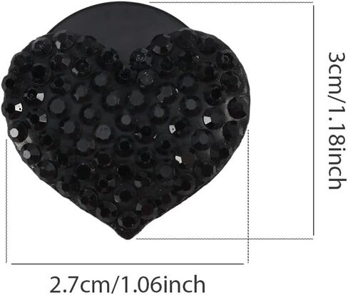 قطعتان من مشابك فتحة التهوية للسيارة، ملحقات السيارة اللامعة، معطر هواء السيارة، معطر هواء السيارة للسيدات، سحر مشبك فتحة تهوية السيارة، معطرات السيارة للنساء، إكسسوارات السيارة من حجر الراين للفتيات (أسود) in Kuwait