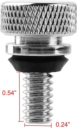 Stainless Steel Seat Bolt Rear Mount Screw Black Compatible with Harley Davidson 1996-2023 in Saudi Arabia