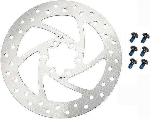 Brake Disc, 140mm Disc Brake Rotor Stainless Steel Electric Scooter Brake Disc Compatible with Ninebot F20 F30 F40 KUGOO M4 Speedway 4 Zero 10 in Saudi Arabia