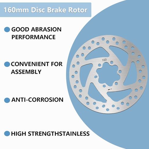 Brake Disc, 140mm Disc Brake Rotor Stainless Steel Electric Scooter Brake Disc Compatible with Ninebot F20 F30 F40 KUGOO M4 Speedway 4 Zero 10 in Saudi Arabia