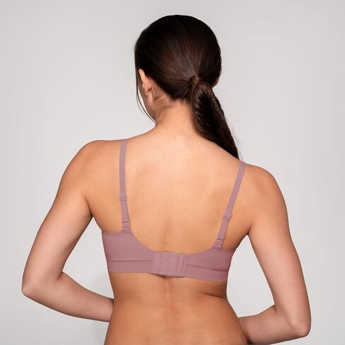 Floatley Cozy Adjustable Scoop Neck Plunge Convertible Bra Comfort Wirefree Seamless Bra with Embedded Pad for Women in Kuwait