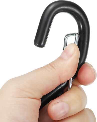 MECCANIXITY Ratchet Strap S Hook with Latch Load 1763 Lbs for 1" Tie Down Strap Webbing Car Truck Trailer Pack of 4 in Kuwait
