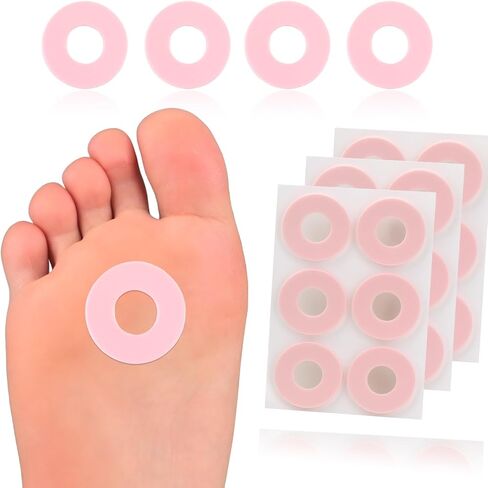 Callus Cushions, Oval Corn Pads, Foam Padding with Self-Stick Adhesive, Protects Toes, Foot and Heel from Rubbing and Friction, Pain Relief from Calluses, Corns, Blisters (90 Count, Small Size) in Saudi Arabia