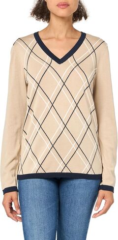 Tommy Hilfiger Women's Classic Fit Lightweight V-Neck Sweater in Saudi Arabia