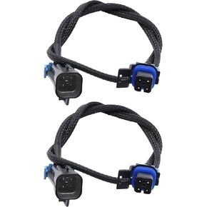 HiSport Wire Harness for LS2 LS6 O2 Header Wire Harness Black 24" O2 Oxygen Sensor Extension Square 4 Pin