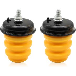2PCS Rear Axle Bumpers with Nuts Rubber Bumper Stop Compatible with Sierra 1500 Silverado 1500 1999-2007 Pickup Truck