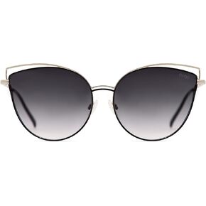 EVEE Oversize Double Wire Cat-Eye Sunglasses (Kitey)