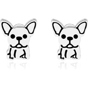BAUNA French Bulldog Earrings French Bulldog Gift for Frenchie Lover Dog Mom Boston Terrier Jewelry
