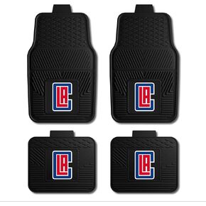 FANMATS 39913 NBA - Miami Heat 4-pc Vinyl Car Mat Set | Front Seat and Back Seat Car Mats with Team Logo