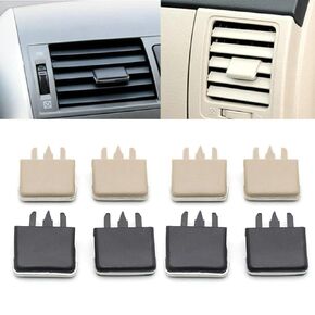 8Pcs Car Vehicle Air Conditionings Vent Louvre Blade Adjust Slice Clip Universal