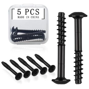 BAS01004 Air Filter Box Screws, Screw Cover for Air Filter Compatible with VW 13384034 GM WHT002087 Jaguar/Land Rover C2S11217, Air Filter Housing Screws, Pack of 5