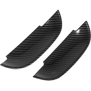 X AUTOHAUX 2pcs Car Exterior Door Handle Bowl Cover Trim Decor Outer Door Bowl Trim Stickers for Dodge Charger 2011-2020 for Dodge Challenger 2015-2020