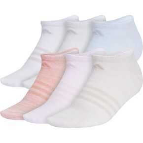 adidas Womens Superlite No Show Socks (6-pair)
