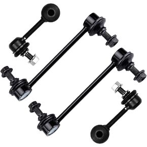 SCITOO 4pcs Suspension Kit Front Rear Sway Bar Link Fit 2010-2012 For Ford Fusion 2009-2012 For Lincoln MKZ 2010-2011 For Mercury Milan