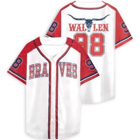 98 Baseball Shirt Women Cow Skull Graphic Fan Tshirt V Neck Country Vintage Jersey Button Down Short Sleeve Tops