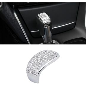 PIFOOG for Honda Accord Accessories Bling Gear Shift Cover Shift Knob Stickers Accord 10th Gen Sedan Sport EX EX-L LX Interior Decoration Decals Silver