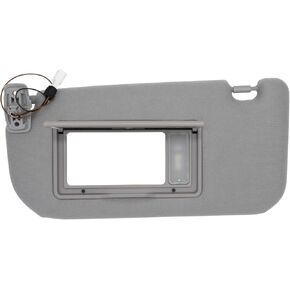 Driver & Passenger Side Sun Visor Replacement Compatible with KIA Sportage 2005-2010 Sun Shade with Light Replacement 85202-1F690EZ 85201-1F690EZ Color Beige