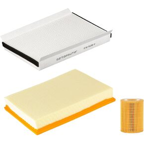 CU3569 C4312/1 Engine Air Filter Oil Filter HU821X Replacement for Dodge Sprinter 2500 3500 2007-2009 V6 3.0L Mercedes-Benz Sprinter 1500 2500 3500 2.1L 2014-2022 Replaces 68013676AA CA10330