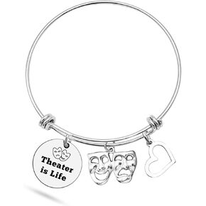 هدايا لعشاق المسرح الموسيقي سوار هدية عيد ميلاد مضحكة للممثل هدية التقاعد لمسرح الدراما هدية تقدير الدراما للنساء عشاق المسرح هدية المسرح هدية المسرح الموسيقي in Kuwait