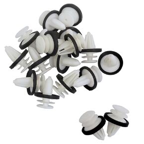 50Pcs Door Trim Clips Panel Retainer w/Sealer Replacement for Model S 1025401-00-A & Ford W713297-S300