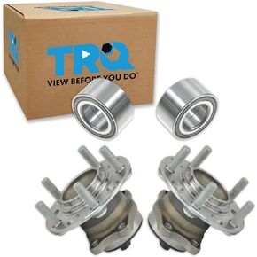 TRQ Wheel Bearing & Hub Kit Front & Rear Compatible with 2007-2012 Dodge Caliber 2007-2017 Jeep Compass Patriot