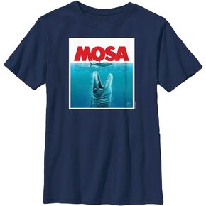 Jurassic World Boys' Mosasaurus Poster Short Sleeve Crew Tee