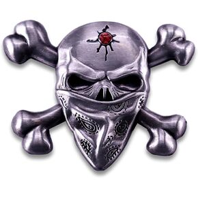 Cross Skull Pin, Funny Lapel Pin for Men, Halloween Brooch Pins for Women Fashion, Punk Pins, Goth Brooches, Bone Skeleton Hat Pins, Backpack Pins, Cartoon Pins for Bags Backpacks Sambas Socks Shoes Cosplay Hats, Rock Consert Christmas Birthday Gifts