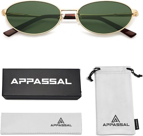 Retro Oval Sunglasses for Women Mens with Spring Hinge Sunnies AP3696 in Kuwait