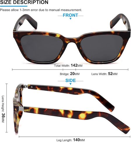 نظارات شمسية مستقطبة كلاسيكية على شكل عين القطة من MEETSUN للنساء، نظارات شمسية عصرية بتصميم Cateye in Kuwait