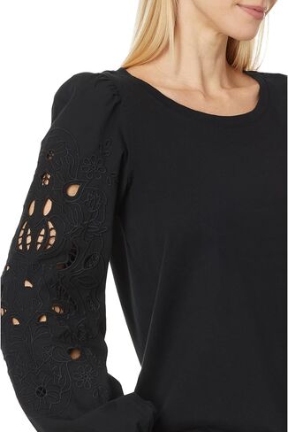 ليلي بوليتزر، قميص نسائي، Isley Knit Top، Noir، X-Large in Saudi Arabia
