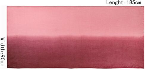 Premium Viscose Hijab Head Scarf Shawl Wrap for Muslim Women Lightweight Gradient Color Hair Wraps Hijabs Scarves in Kuwait