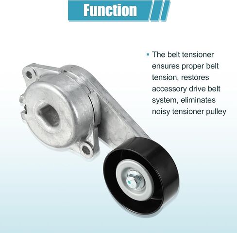 X AUTOHAUX Serpentine Drive Belt Tensioner Idler Friction Wheel for Ford E-150 2003-2005 for Ford E-250 2003 2004 for Ford E-350 Super Duty 2005 Idler Pulley AC Belt Tension No.1L2Z6B209AA in Saudi Arabia