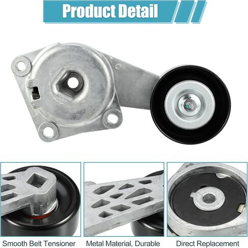 X AUTOHAUX Serpentine Drive Belt Tensioner Idler Friction Wheel for Ford E-150 2003-2005 for Ford E-250 2003 2004 for Ford E-350 Super Duty 2005 Idler Pulley AC Belt Tension No.1L2Z6B209AA in Saudi Arabia