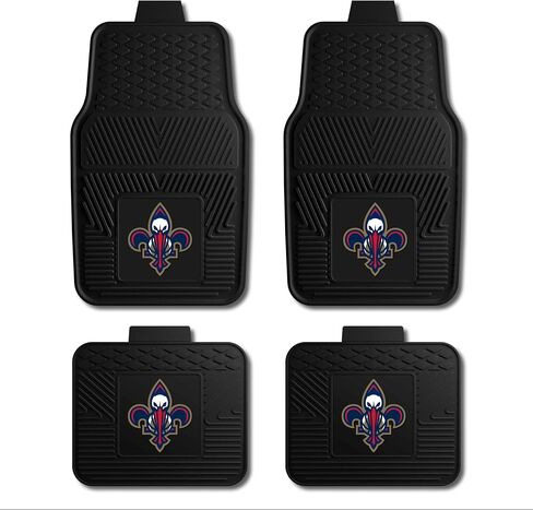 FANMATS 39913 NBA - Miami Heat 4-pc Vinyl Car Mat Set | Front Seat and Back Seat Car Mats with Team Logo in Saudi Arabia