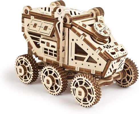 UGEARS Manned Mars Rover - مجموعة نماذج خشبية للسيارة - نماذج خشبية ثلاثية الأبعاد للبناء للبالغين - مجموعة ألغاز خشبية ثلاثية الأبعاد - نموذج Mars Rover لجميع التضاريس 6 × 6 - هدية مثالية لعشاق استكشاف الفضاء in Kuwait