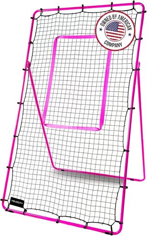 Adjustable Volleyball Rebounder Net, 7x4 ft, Training Equipment with Angle Customization, Durable & Portable with Travel Bag, Improve Volleying, Bumping, Spiking Skills in Saudi Arabia