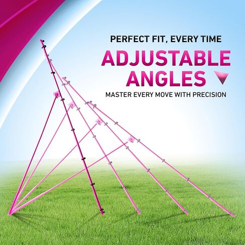 Adjustable Volleyball Rebounder Net, 7x4 ft, Training Equipment with Angle Customization, Durable & Portable with Travel Bag, Improve Volleying, Bumping, Spiking Skills in Saudi Arabia