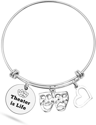 هدايا لعشاق المسرح الموسيقي سوار هدية عيد ميلاد مضحكة للممثل هدية التقاعد لمسرح الدراما هدية تقدير الدراما للنساء عشاق المسرح هدية المسرح هدية المسرح الموسيقي in Kuwait