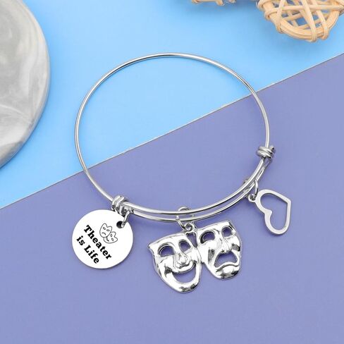 هدايا لعشاق المسرح الموسيقي سوار هدية عيد ميلاد مضحكة للممثل هدية التقاعد لمسرح الدراما هدية تقدير الدراما للنساء عشاق المسرح هدية المسرح هدية المسرح الموسيقي in Kuwait